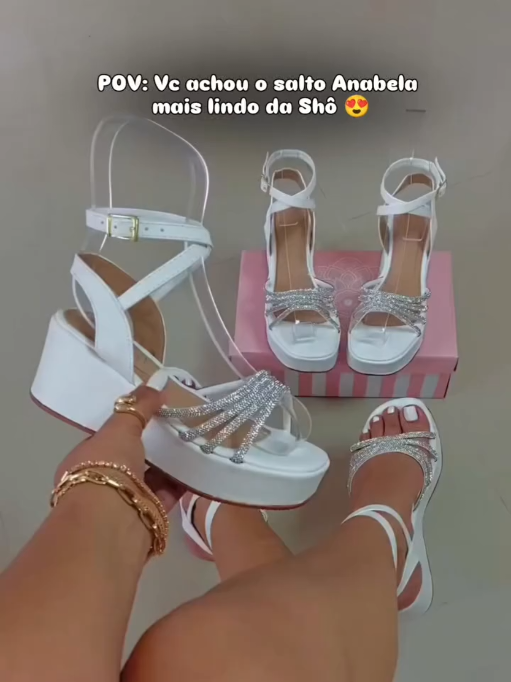 Sandália perfeita! 😍😍 ✨Achei na SHOPEE! O Achadinho incrível que você precisa ter! ⚠️ Comenta ( EU QUERO ) que te envio, mas antes me segue para não dá erro ao enviar o link! ⚠️ 🤍 Siga meu perfil @achadinhosdossonhos___ para ficar por dentro de todas as promos & adquirir produtos maravilhosos com um custo bem pequeno. ☺️ Te espero aqui no meu perfil! #acheinashopee #viraltiktok #sandalia #shopee_id #anabella 