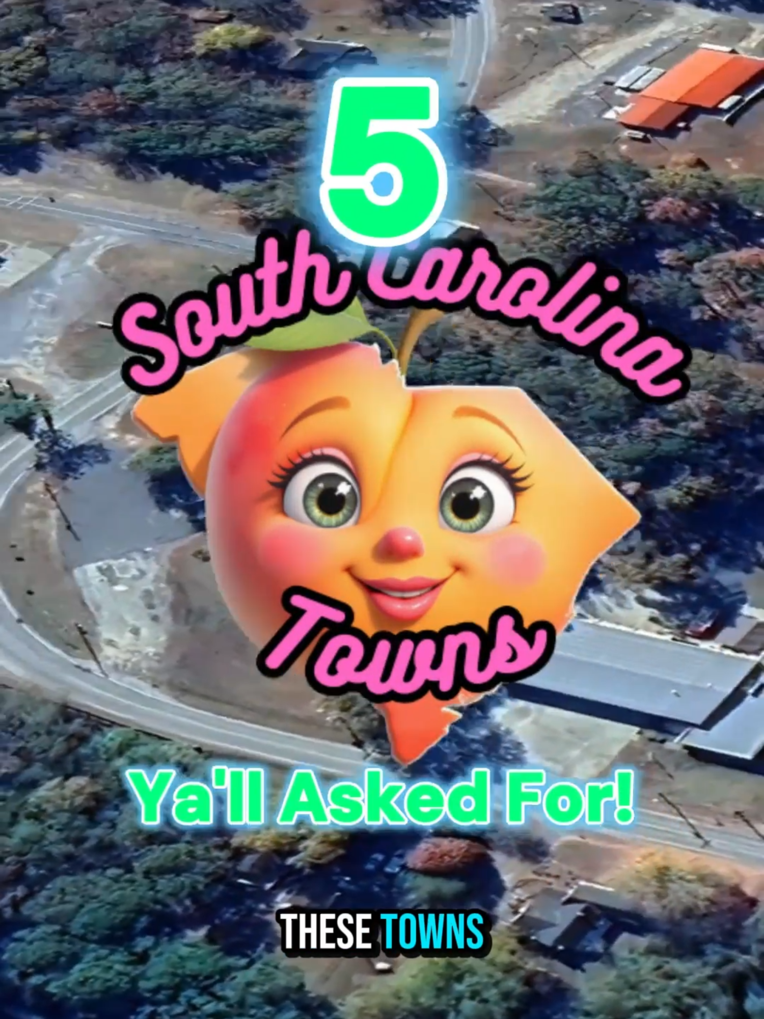 5 South Carolina towns ya'll asked for! Hey folks, any of these look familiar? Let me know in the comments if we missed your town and we'll get to it. Fun facts and interesting tidbits are appreciated. Thanks for watching. #southcarolina #top10 #list