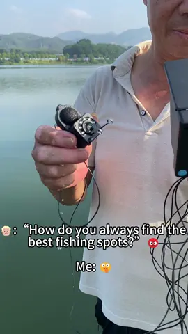 🐠My dad loves the fish finder I gave him#fish #underwatercamera #fishing #fishingcamera #coolgiftsformen        