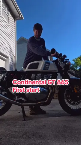 READ⬇️⬇️⬇️ Thank you, everyone for your patience! For those who don't know we have full-time jobs so this took quite some time. Plus most of this build you pretty much need two people. But we are finally done! Obviously, I'll be posting more content actually driving and everything. I just wanna make sure it's fully safe to consistently take on the road and I need to get some other things ironed out as well, but it is up and operational thank God! #MotorcycleLife #caferacer #continentalgt865 #MotorcycleLife #RideEveryDay 