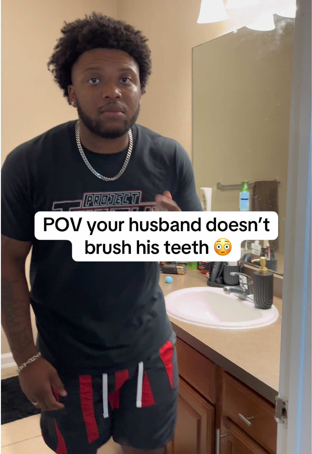 POV your husband doesn’t  brush his teeth 😳