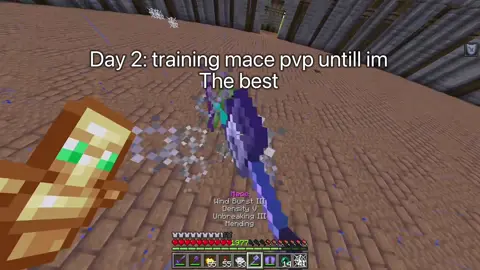 Training mace PvP until I’m the best😃#fyp #xyzbca #viral #bedrock #mace 