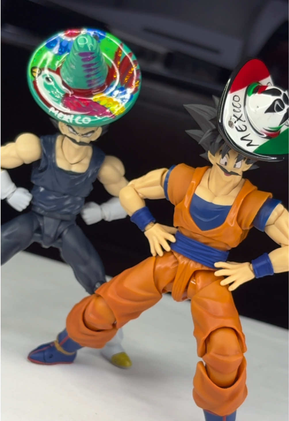 Thank you @Jose Estrada for the funny idea. Cool fact about me I’m mexican and dominican 😎  #actionfigurecollector #figurascoleccionables #dragonballz #mexican #actionfigures 🇲🇽🇲🇽🇲🇽