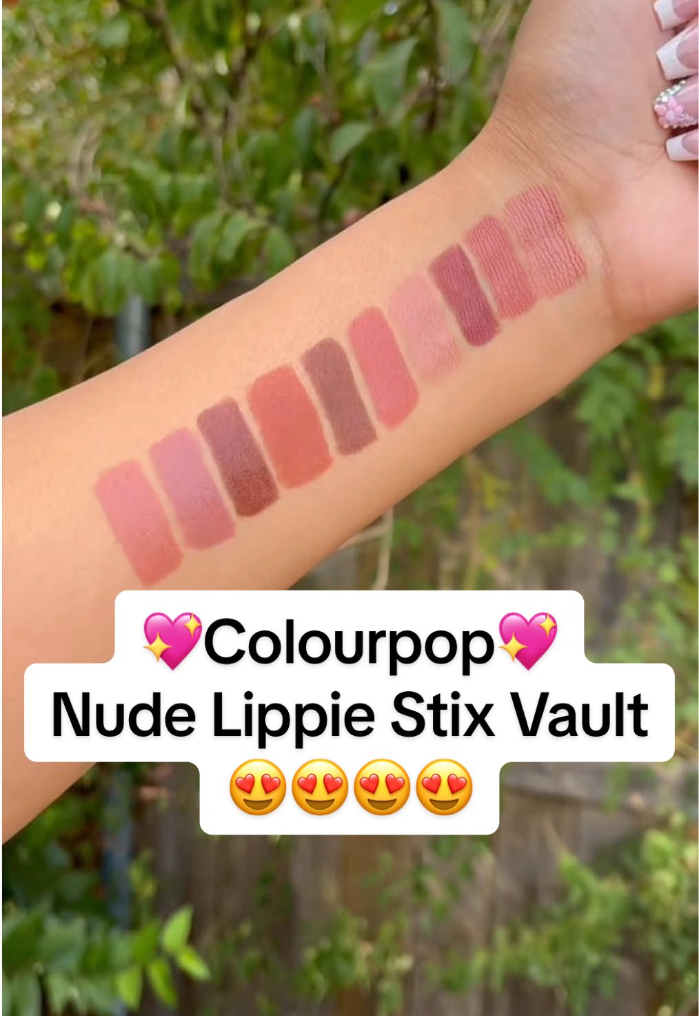 💖@ColourPop Cosmetics  Nude Lippie Stix Vault💖 . . . #lippies #lippiestix #jcouture7 #nudelipsticks #nudelipcombo #creamylipsticks #lips #colourpopcosmetics  #makeupfavorites  #labiales #labialnude #makeupswatch #colourpop #makeup #maquillaje #beauty #affordablelipstick  #onthisday 
