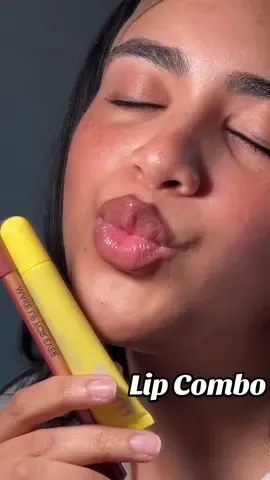 Probando el combo perfecto: Wherever Walnut de Make Up For Ever + Lemontini de Rhode 🍋💄 ¿Te gusta este tono? #LipCombo #MakeupTok #RhodeSkin #MakeupForever #BeautyFavorites 