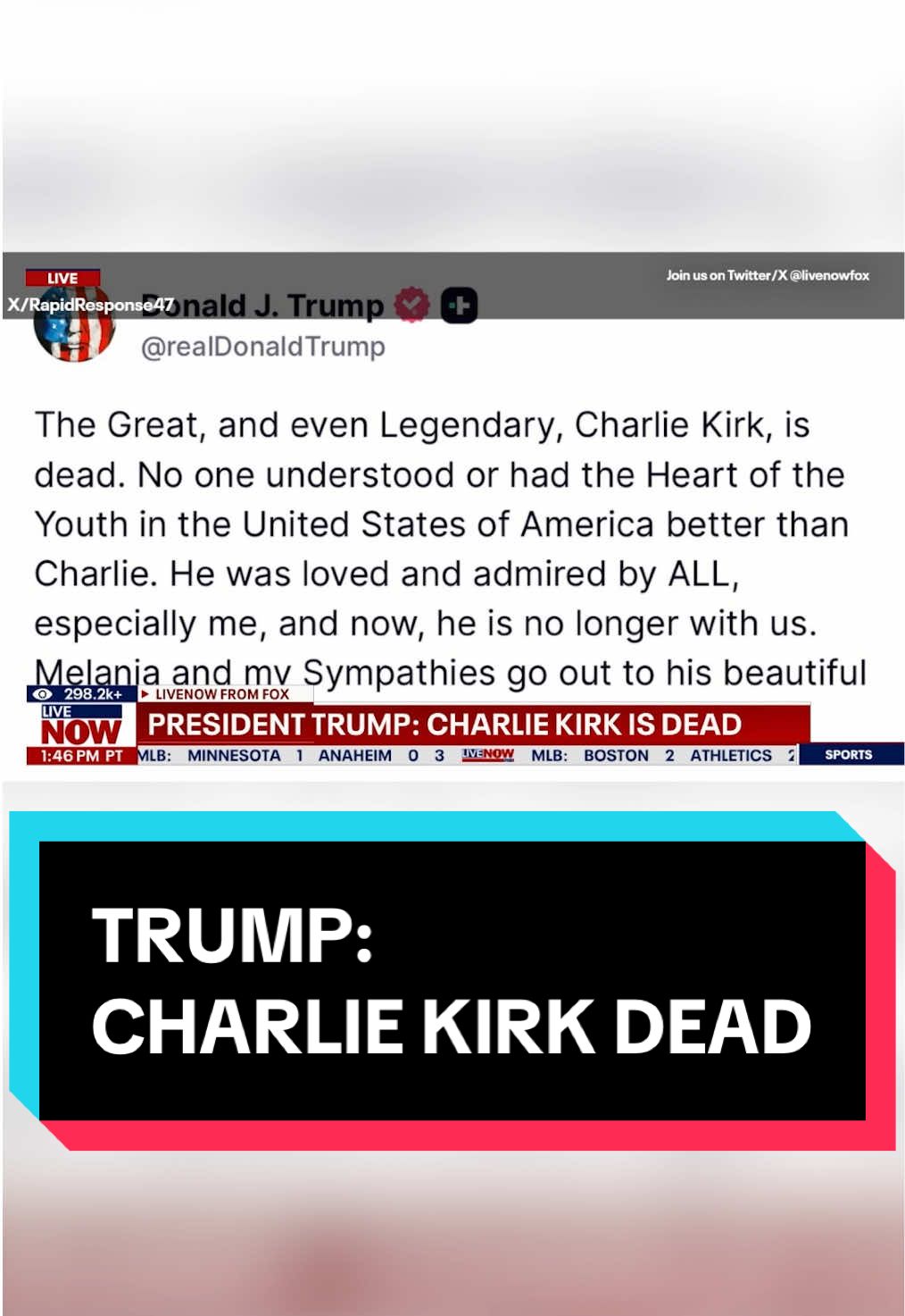 We are now learning that Charlie Kirk, the conservative commentator and founder of Turning Point USA, has been shot and reportedly killed at a Utah Valley University event in Orem, Utah. Videos posted to social media from Utah Valley University show Kirk speaking into a handheld microphone while sitting under a tent with the slogan 