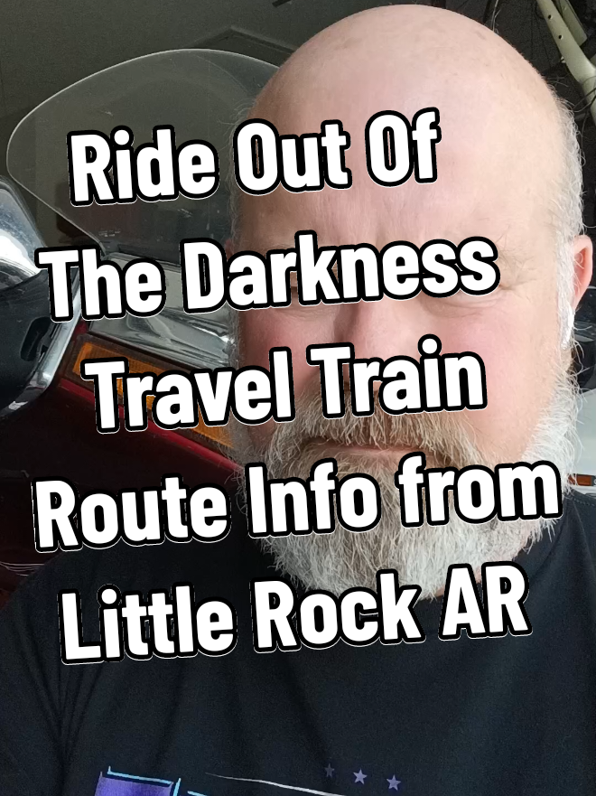 Day 2 Ride Out Of The Darkness Travel Train Route rolling from Little Rock Arkansas with @kermitpartain   . . #RideOutOfTheDarkness2025 #LoveSurroundsYou #SuicidePrevention #ROOTDTT25 #SuicideAwareness   @Amanda-ThatCosmicBikerChick 