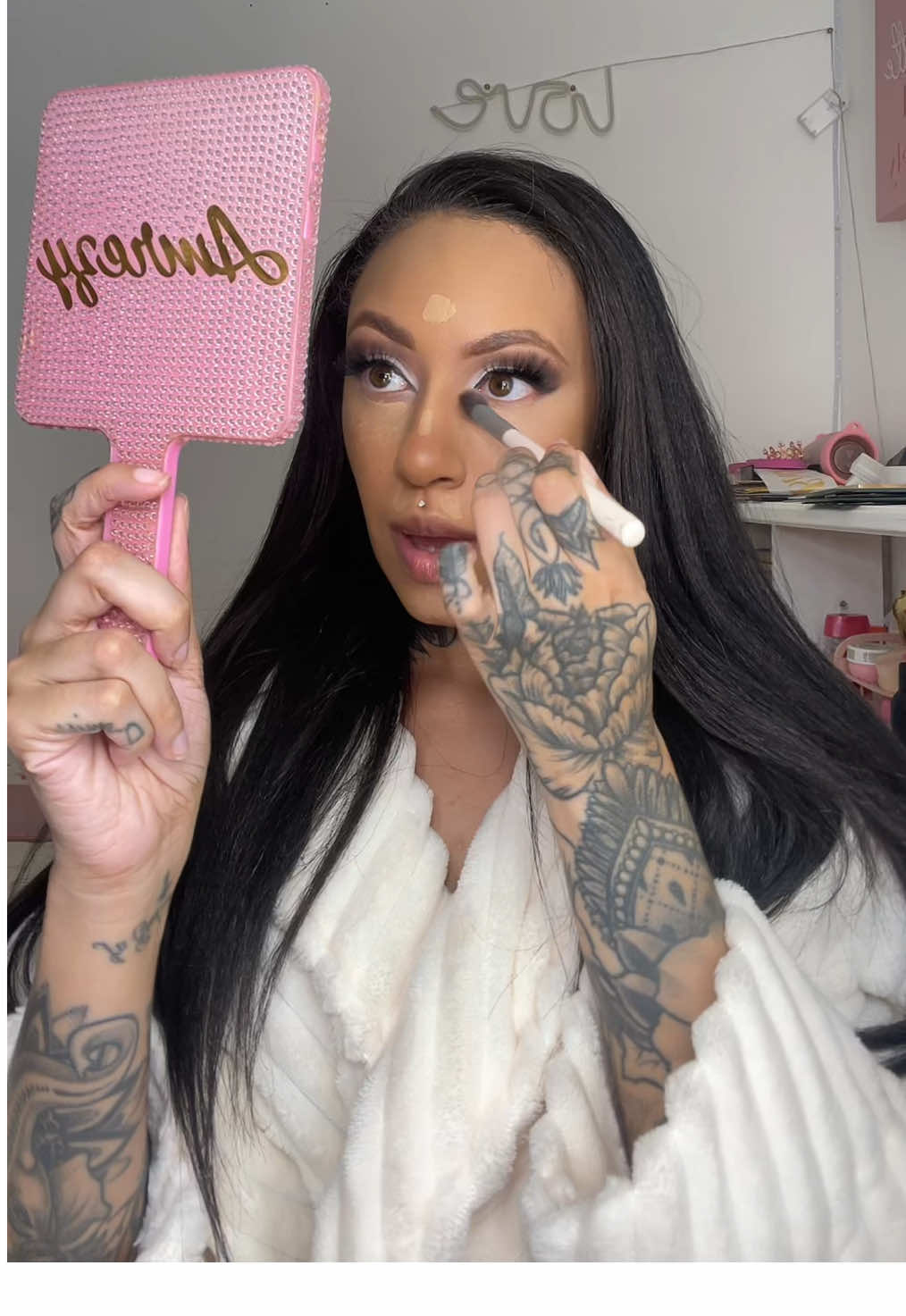 Video idea / credits to @Caitlin Muirhead 🩷🩷 I see it I like it I want it I got 🙂‍↔️ #fy #nycmua #makeuptutorial #makeuptransformation #makeuptransition  