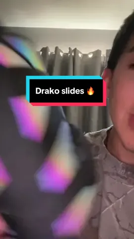 Craziest slides out there #dracoslides #drakeotheruler #slippers #suedebag #suedeslides 