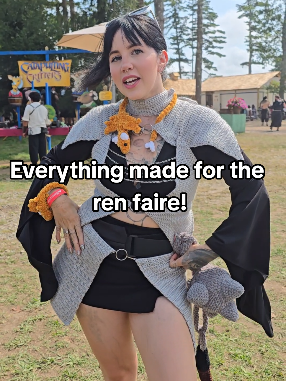 Ren faire fit!  @Borikén Phamily Threads  #renfaire #crochet #outfit 
