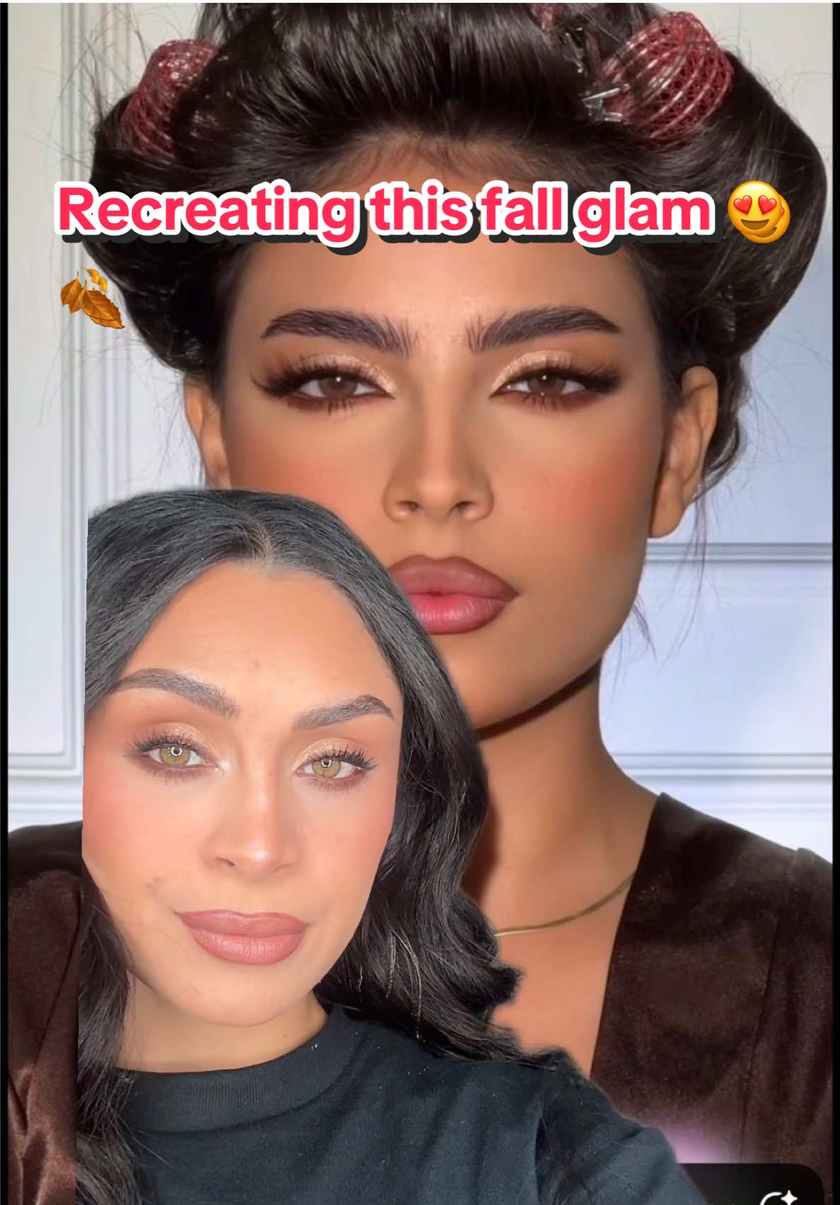 Fall glam has been hitting lately 😍🍂 #fallmakeup #fallglam #eyeshadow #fyp #glam 