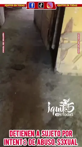 🔴🟢 VECINOS RETUVIERON A UN HOMBRE SEÑALADO POR INTENTO DE ABUSO EN SAN JUAN En el asentamiento humano Martín Arévalo, sector Zúngaro Cocha, distrito de San Juan Bautista, vecinos retuvieron a un ciudadano de 31 años, identificado como Jhonny Marapsra Cartagena, tras ser señalado por presuntamente intentar abusar de una menor de 10 años. El intervenido fue entregado a las autoridades y actualmente se encuentra en la comisaría 9 de Octubre, donde se vienen realizando las diligencias correspondientes para esclarecer los hechos y determinar las responsabilidades de acuerdo a ley. Las instancias competentes continúan con las investigaciones, garantizando tanto los derechos de la presunta víctima como el debido proceso del investigado.