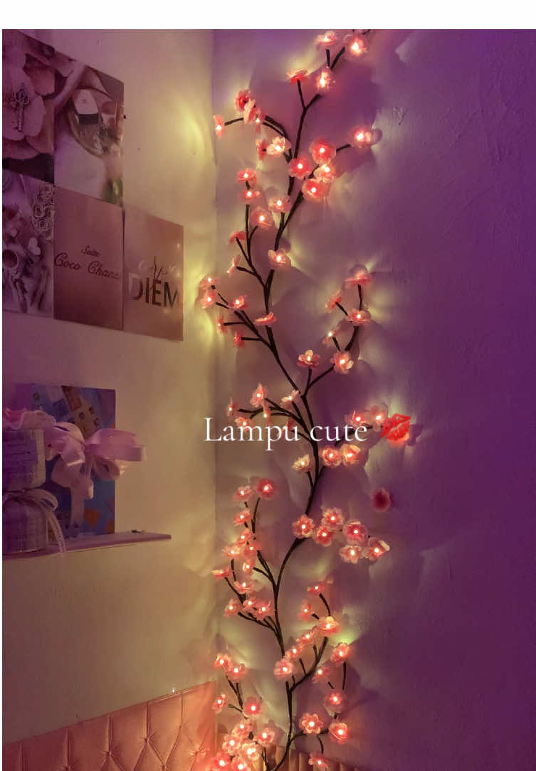 Lampu dinding #lamputidur #lampucherryblossom #kiraz #lamputidur #fyppppppppppppppppppppppp 