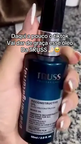 Taaa muito barato! Aproveita a promoção 🥰 #truss #trussprofessional #oleocapilar #cabelosaudavel #baratinhos 