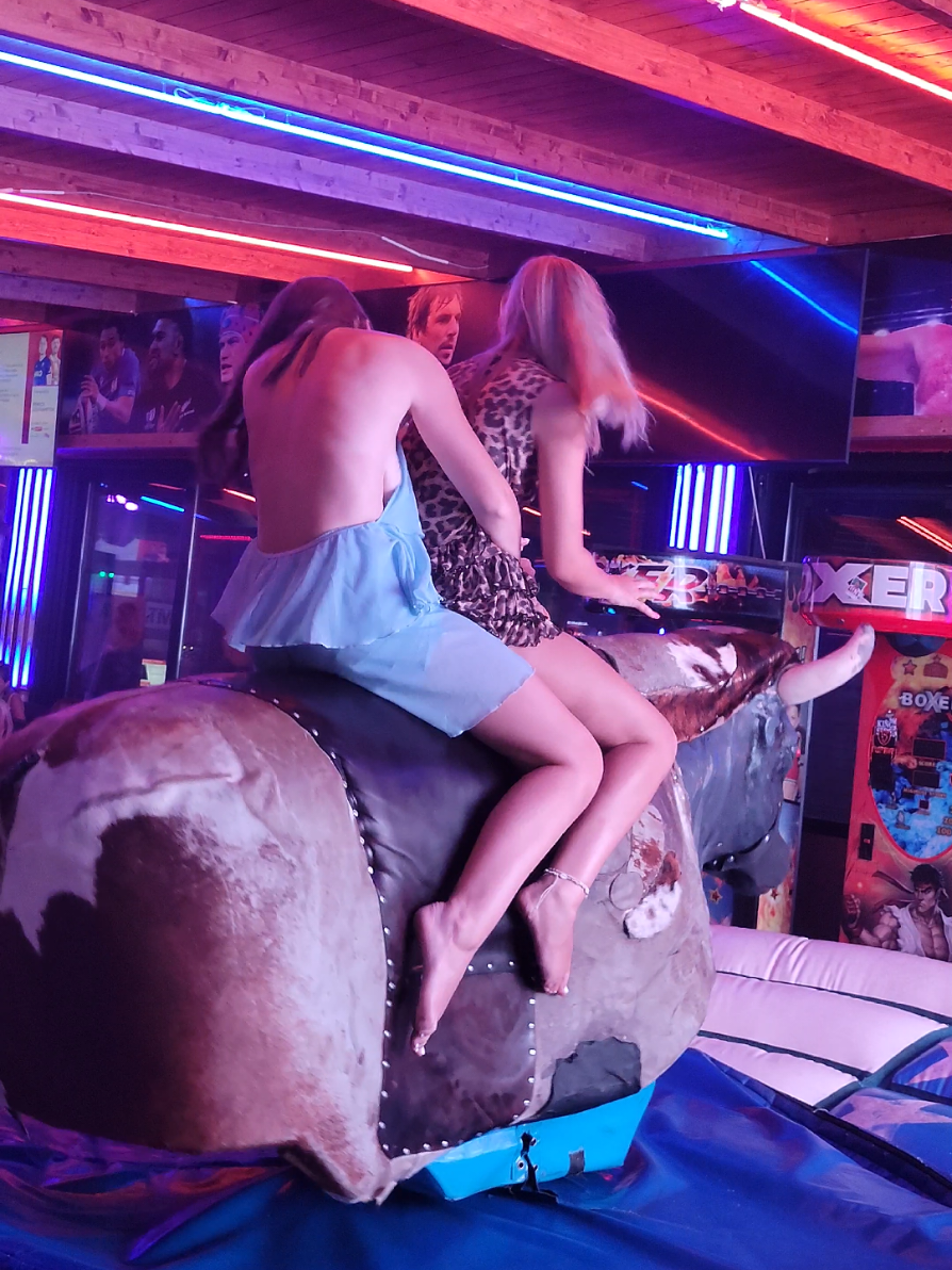 🔥Mechanical Bull🔥 #morethanwalk #foryoupage❤️❤️ #mechanicalbull #fyp 