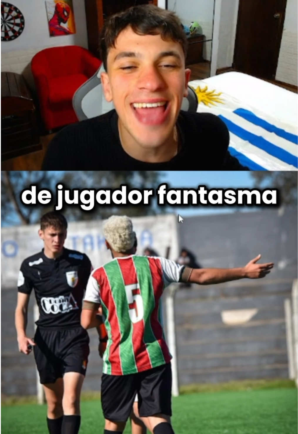 EL JUGADOR FANTASMA 👻😂 #futboluruguayo #uruguay #argentina #futbol⚽️ #futbolista 