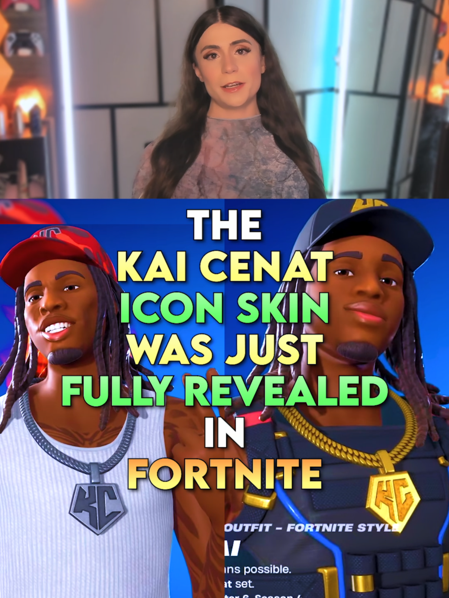 The Kai Cenat Icon Skin was Just Fully Revealed in Fortnite  @fortnite #Fortnite #KaiCenat #FortniteDance #Gaming #ZEFF  Footage from @refortniter1