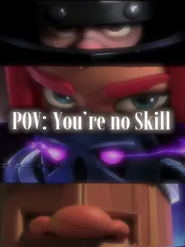 POV your no skill #fyp #edit #clashroyale #videogames #megaknight 