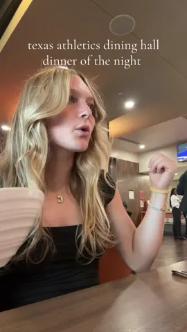 tanc is fire #dinner #food #texaslonghorns #fyp #dininghall 