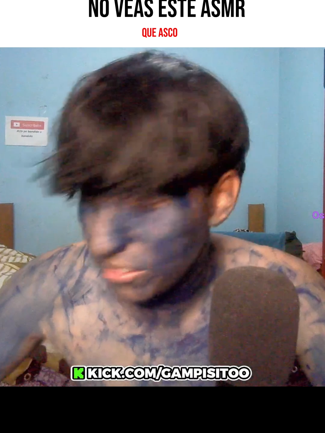 COSPLAY DE PITUFO + ASMR #humor #tiktokmeme #memestiktok #fyp #kick #cospobre #random #peru #clip #kickclips #ASMR #streamerpequeño #jajaja