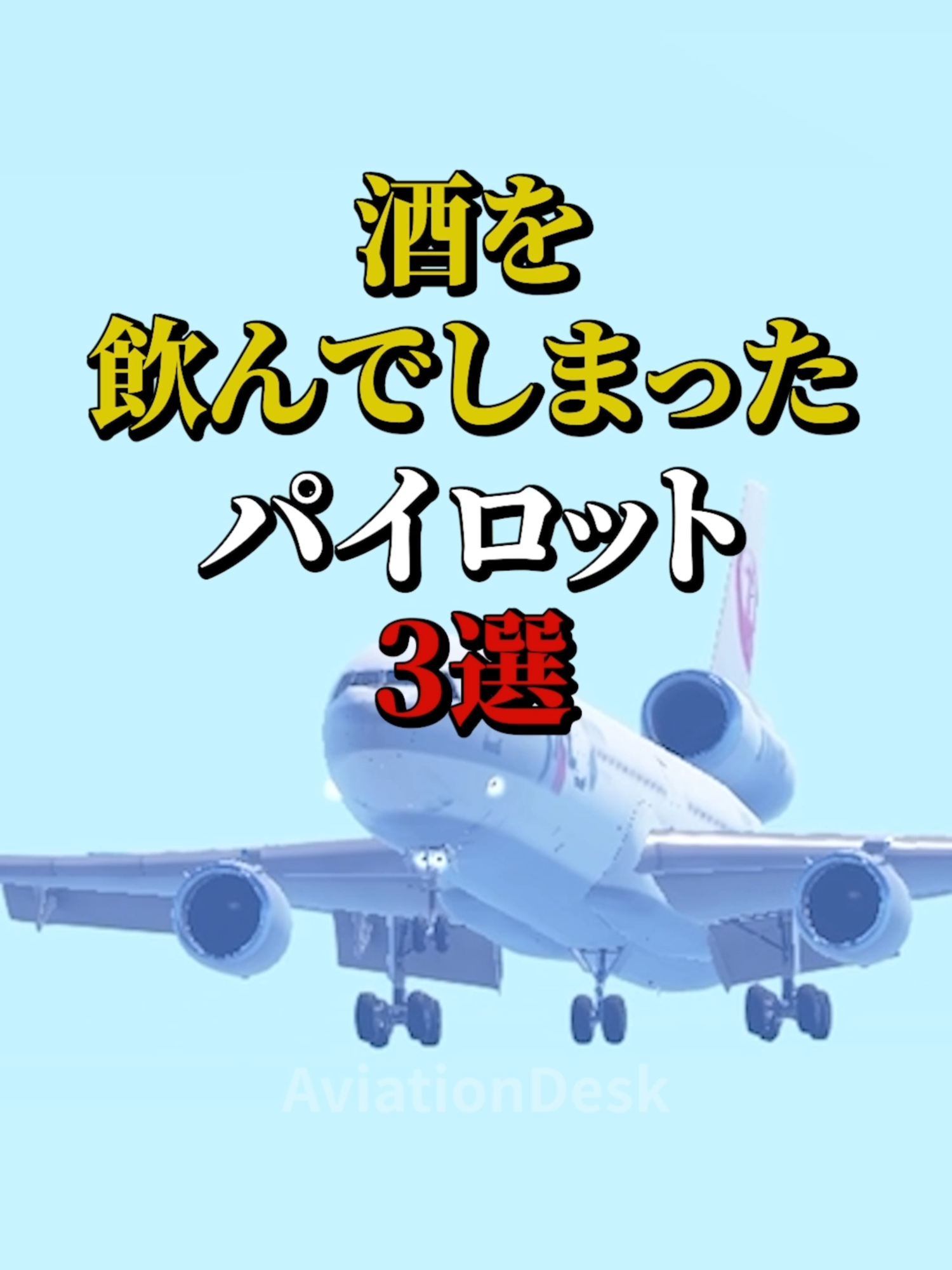 酒を飲んでしまったパイロット3選 #航空機 #飛行機 #空港