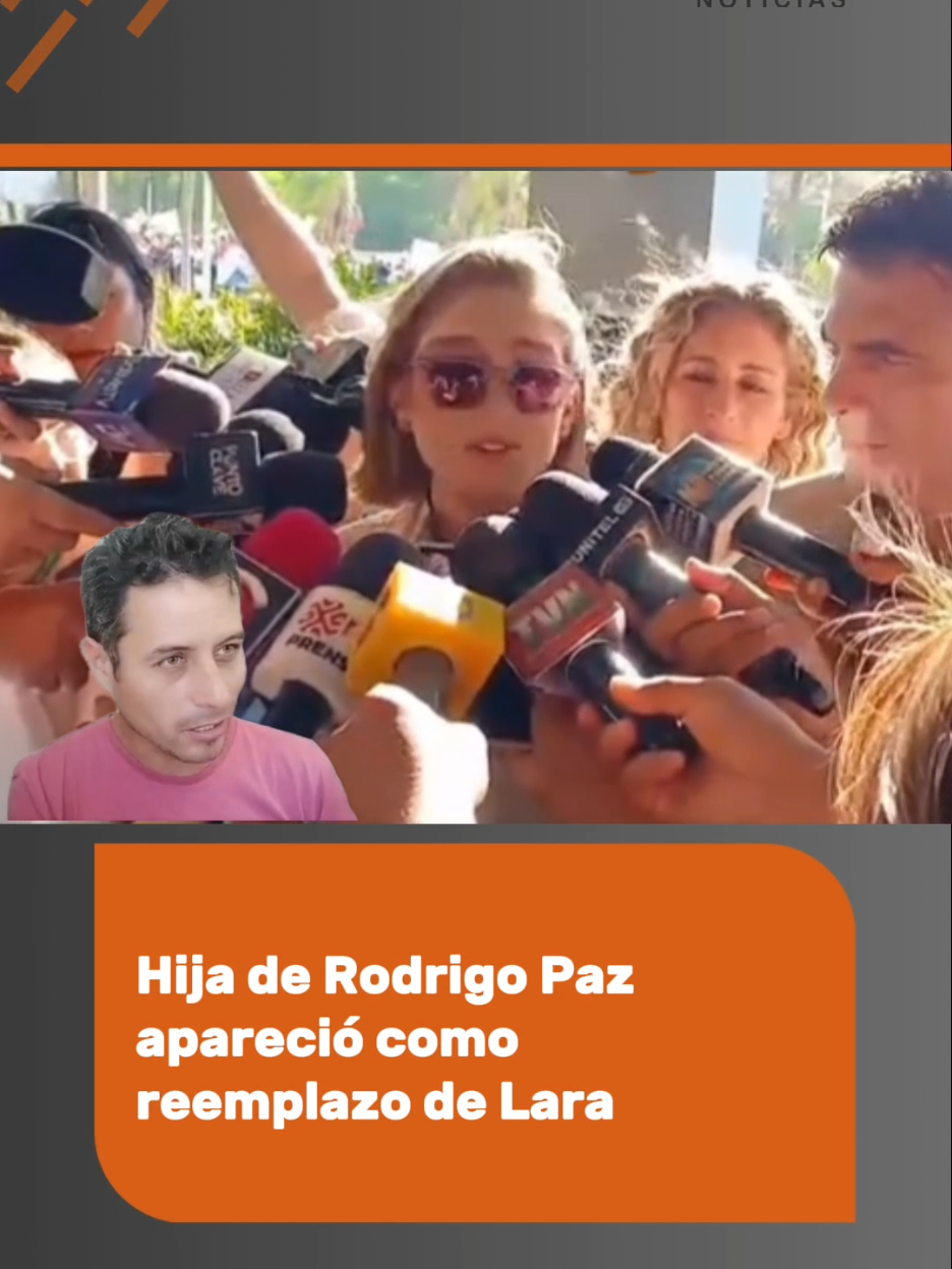 🟠 La hija de #RodrigoPaz reemplazó a #EdmandLara en el encuentro del TSE, afirmó que Lara no pudo estar debido a 
