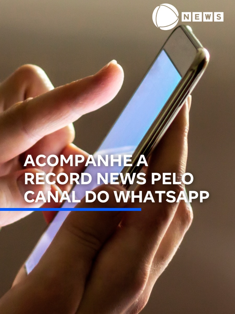 💬 Acompanhe a Record News através do Canal do WhatsApp! Para ficar por dentro das principais notícias do Brasil e do mundo, acesse a aba “Atualizações”, vá até o campo de pesquisa e digite “Record News”. Em seguida, siga o canal e ative as notificações para não perder nenhuma atualização. 📲 #RecordNews