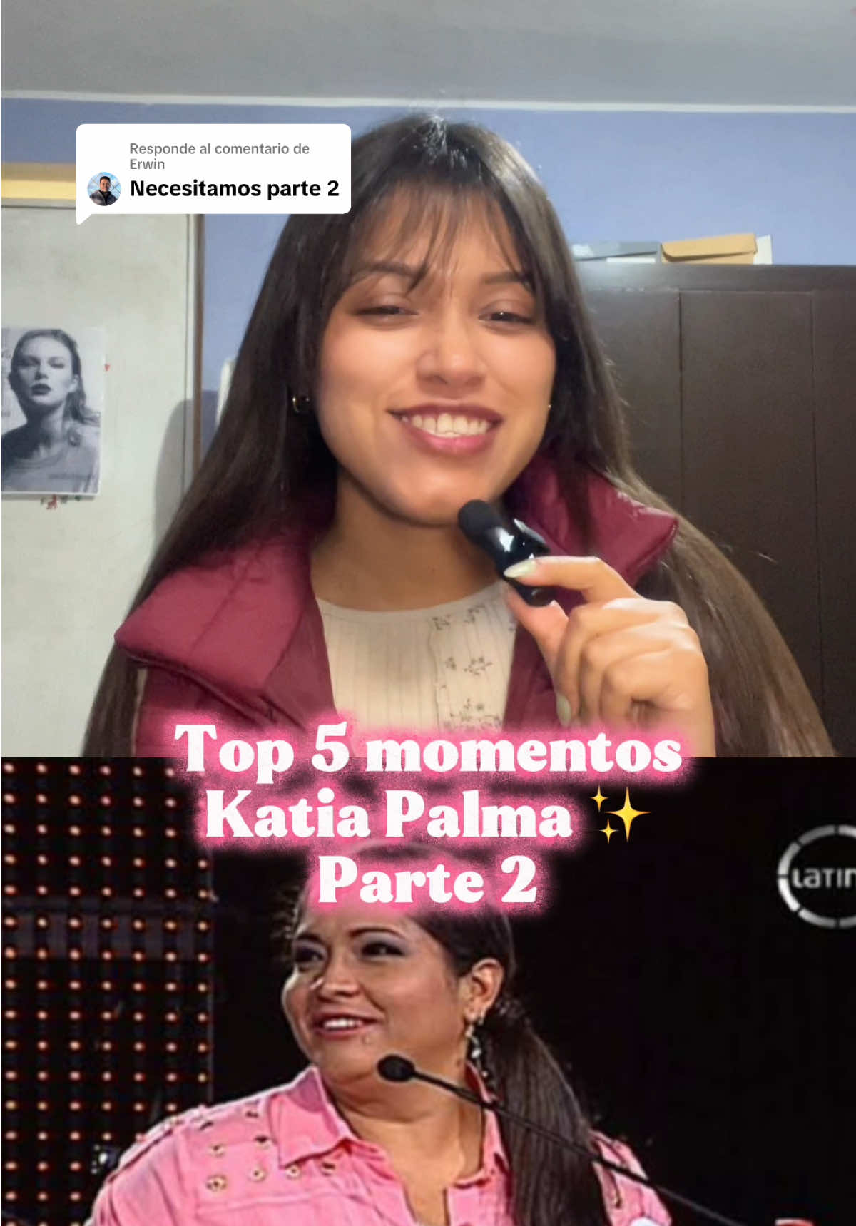 Respuesta a @Erwin parte 2 ❤️  #top5 momentos de #katiapalma en #yosoy #peru🇵🇪 #humor 