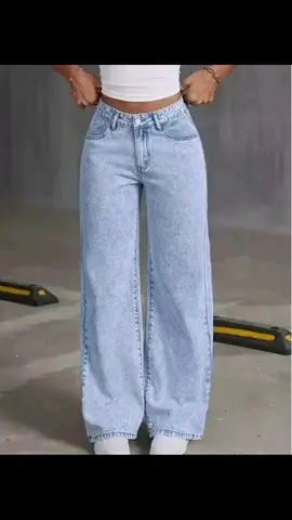 Calça jeans pantalona wide leg - Calca Feminina Jeans Pantalona Sem Laycra Wide Leg Lisa Qualidade Premium!! Calça feminina desenvolvida em jeans 100%. A modelagem wide leg pantalona se amplia na barra e tem caimento solto. Moderna e cheia de estilo, é indispensável. #calca #calça #calçajeans #calçapantalona #tiktokshop 