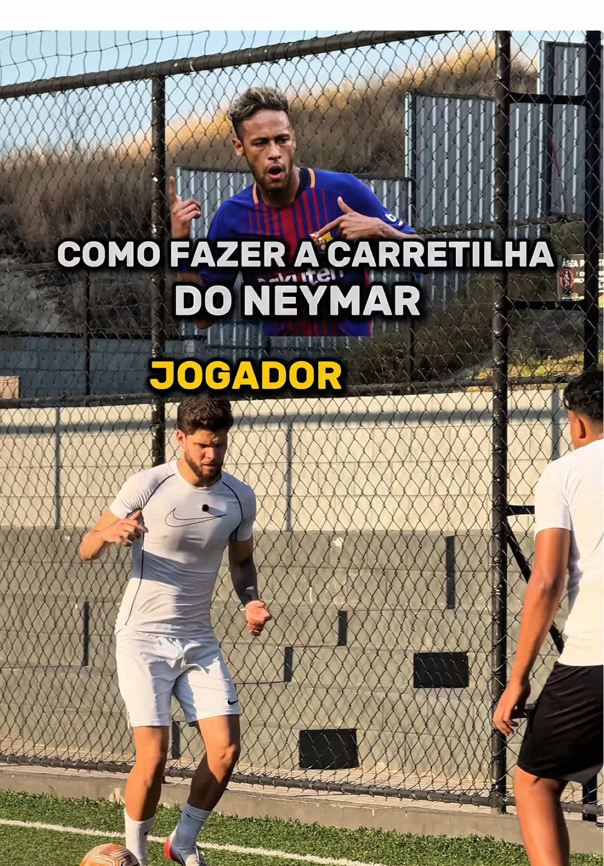 COMO FAZER A CARRETILHA DO NEYMAR #futebol #soccertiktok #tutorial 