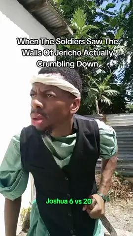 When The Soldiers Saw The Walls Of Jericho Actually Crumbling Down #bible #biblestudy 