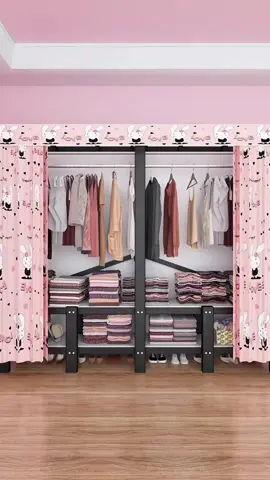 Tủ quần áo vải khung thép #tuquanao #fyp #tuquanaodep #tuquanaovai #tuvaikhungthep     