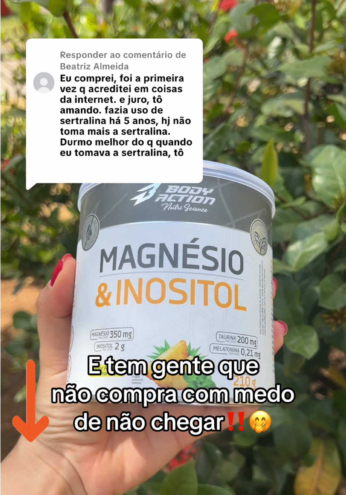Respondendo a @Beatriz Almeida  O Magnésio Inositol está no hype, mas não é só isso, ele realmente entrega resultado.  Ajuda a regular o sono, o trato intestinal, controlar o estresse e ansiedade, desinchar o corpo e aumentar a disposição.  #magnesio #magnesioinositol #sono #inchaco #saudeebemestar 