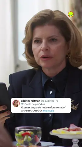 Não aguentei com o César lendo a matéria sobre os ex-namorados da Odete 😂 #ValeTudo #Novelas #CauãReymond #DeboraBloch 