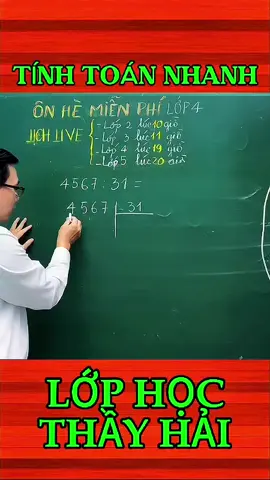 Phép chia cho số có hai chữ số #math #thayhai 