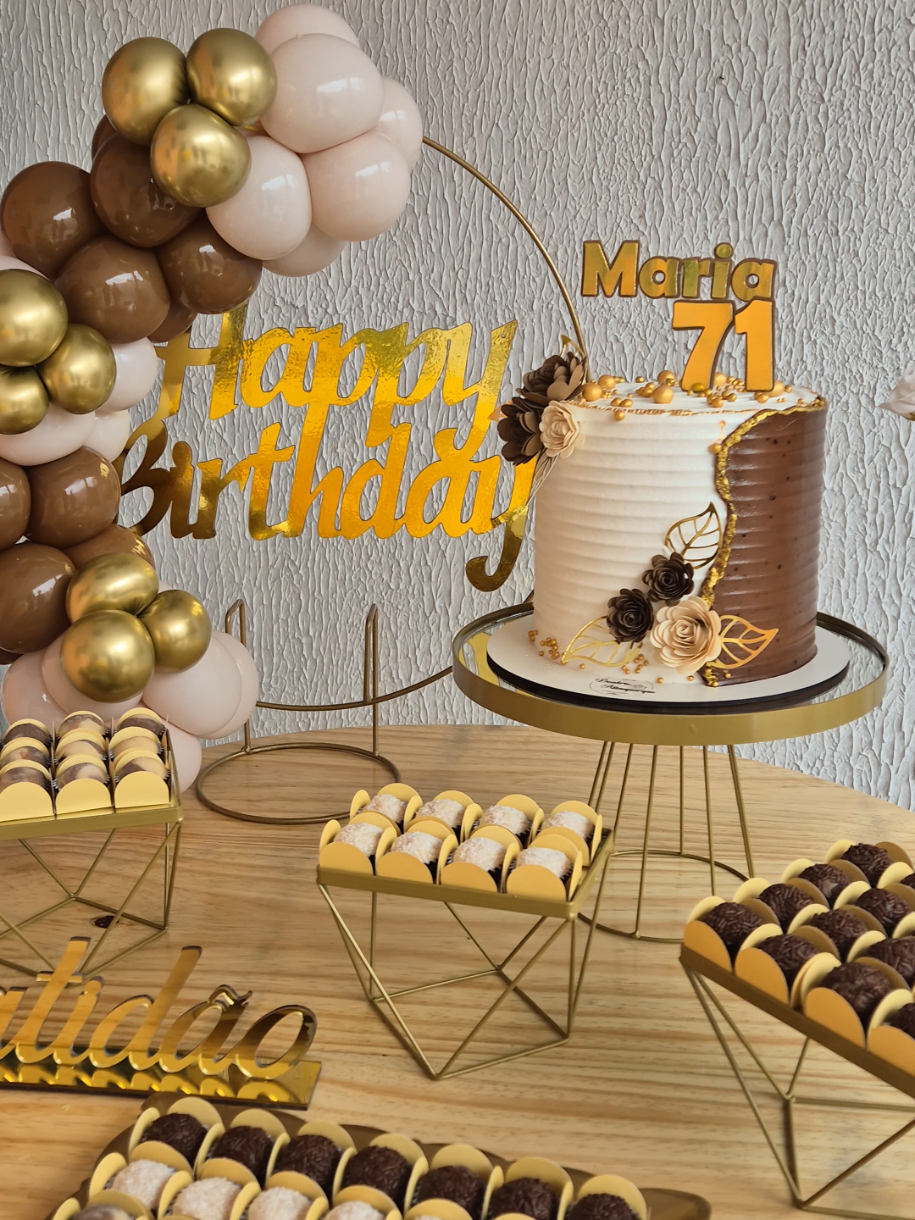 Decoração luxo!  #decoracaodefesta #festanamesa 