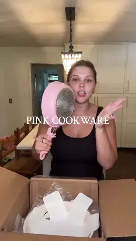 Nonstick pots and pans in PINK💗 #kitchen #cookware #pink #giftideas 