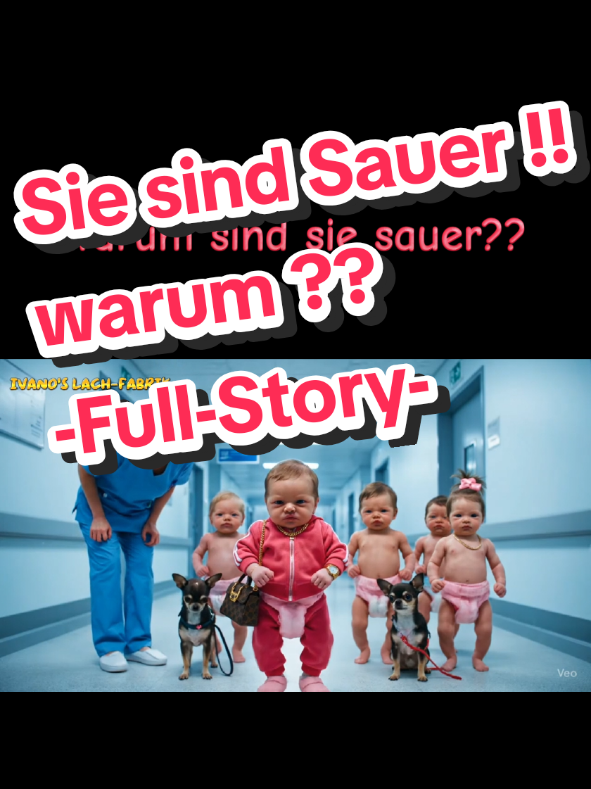 Sie sind Sauer ! auf wen ? warum ?? haben sie recht ?? Full-Story  #lustigevideos #babys #funnybaby #comedy #ki 