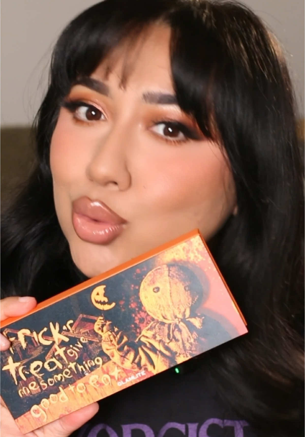 @Glamlite trick r treat palette 🎃🔪 obsessed with these tones 🧡 #fallmakeup #fall #halloween  