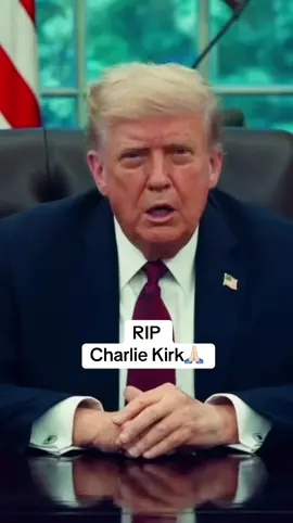@President Donald J Trump: “Charlie was a patriot, who devoted his life to the cause of open debate,  and the country that he loved so much—the United States of America…. Charlie was also a man of deep, deep, faith and we take comfort in the knowledge that he is now in peace with God in heaven.” #donaldtrump #charliekirk