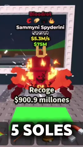 Sammyni Spyderini Versión Bloodrot con 4 mutaciones 5.3M/s a tan solo 