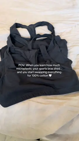 The Hanes Cotton Racerback Bra is made for everyday comfort—soft, breathable cotton with a stretchy fit that moves with you. #hanes #microplastic #cottonunderwear #comfortwear #tiktokshopcreatorpicks