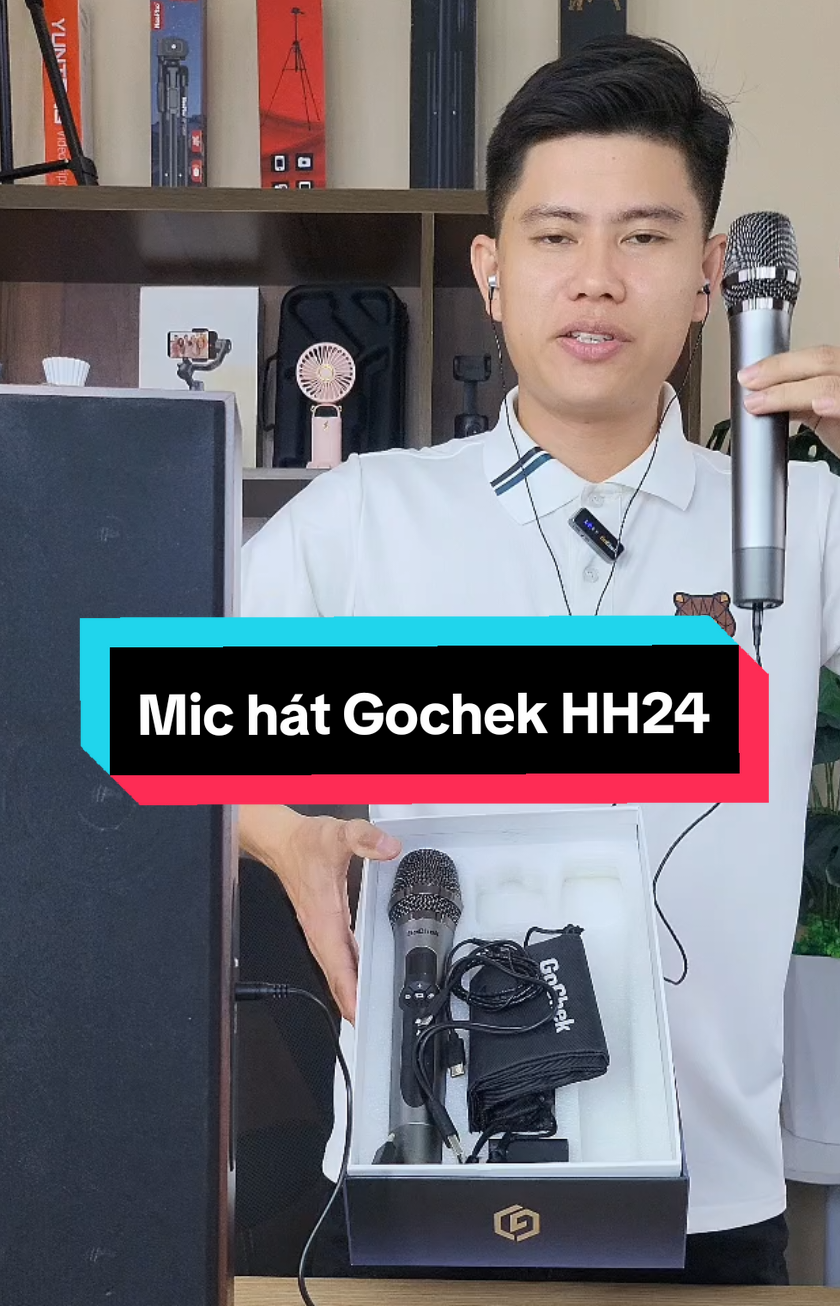 Bộ micro hát đa năng Gochek HH24 #micro #microhatkaraoke #micgocheck #huongnguyenshop1 