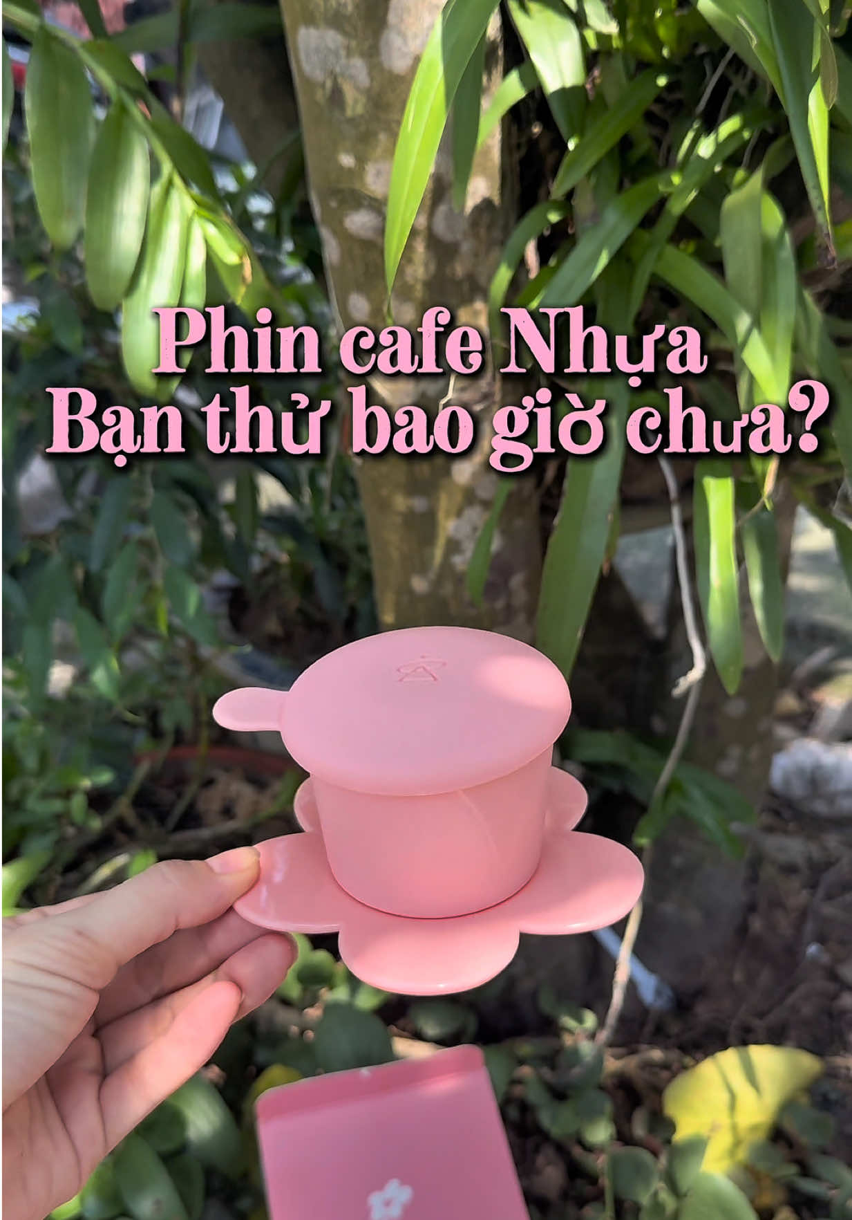 Bạn đã bao giờ thử pha cafe bằng phin nhựa chưa?