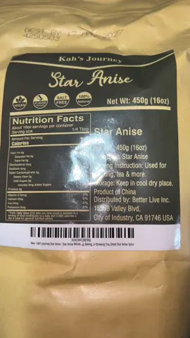 Kah’s journey star anise#fyp#trending#kitchen#teas#staranise