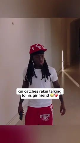Kai catches rakai talking  to his girlfriend 😭❤️‍🩹#fyp #kaicenat #rakai #viral 