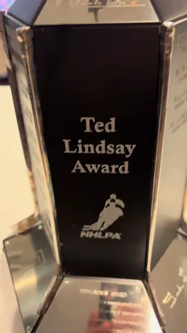 Patrick Kane’s 2016 Ted Lindsay Most Valuable Player Trophy.#fyp #fypシ #viral #fypシ゚viral #NHL 