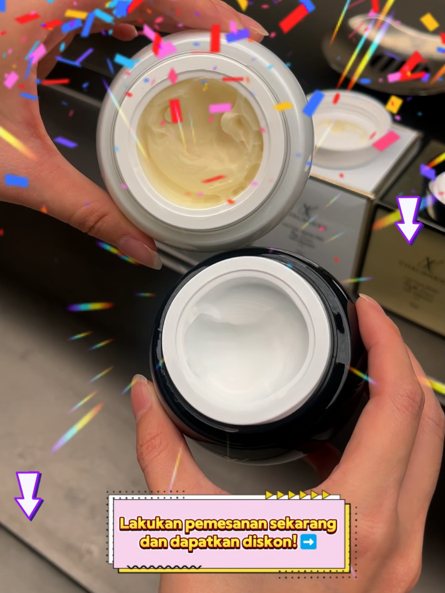 Kulit lembap, sehat, dan glowing dalam satu produk!😍#promoguncang99 #gajiansale #promobundling #bundlingskincare #moisturizerfordryskin #bestmoisturizer #brighteningskincare #rekomendasiskincare #promoskincare #skincareroutine #skincareviral #glowingskin #antiwrinkle #morningskincare #PromoSkincare #chalonese #bpomdanhalal✅ #foryourbeauty #antiagingcream #skincaremalam