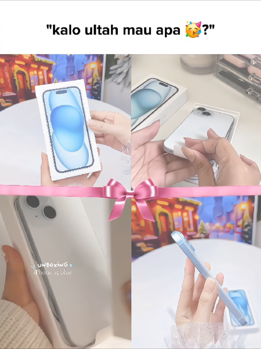 Membalas @senengcheckout_1 versi iphone 15 biru 🎁🩵💫 . . #ultahmauapa? #iphone15blue #kalianmauhpiphoneapa #fyp #bismillahfyp 