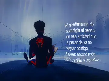 No solo fue una, sino varias amistades q recuerdo del 2020, los extraño y pienso con mucho cariño, aún m pregunto q será d ellos actualmente 🥹 #foryou #milesmorales #atsv #me #yo 